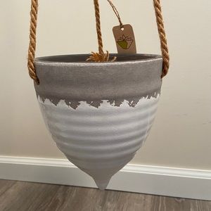 Heavy Glazed Hanging Planter